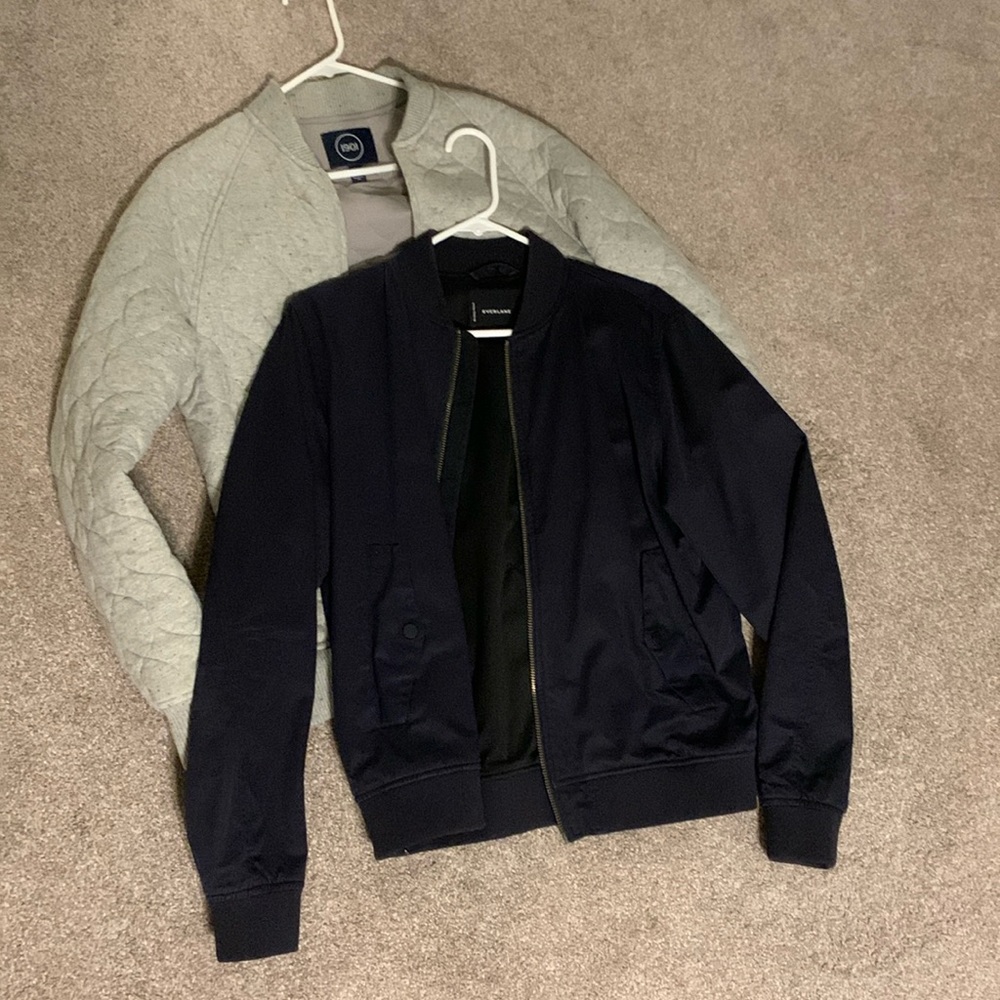 Jackets (Bomber, set of 2), navy, grey, small